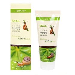 Farmstay Snail pure cleansing foam (green box)