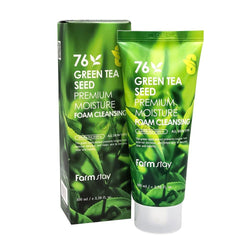 Farmstay 76 Green Tea Seed Premium Moisture Foam Cleansing100ml